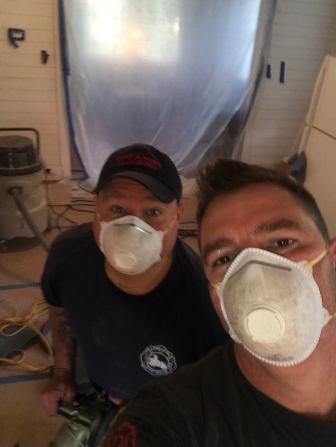 John and JJ stopping for a selfie! 